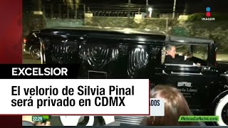 El velorio de Silvia Pinal será privado sus restos ya están en la funeraria [upl. by Earehc]