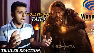 UmroAyyar A New Beginning TRAILER REACTION  Hollywood level VFX 🔥🔥 [upl. by Nnateragram]