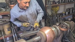 How to make a handmade copper pot  Production process of copper pot [upl. by Frankie]