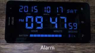 DIGITAL CLOCK SHG2 Android application [upl. by Bettencourt70]