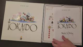 Tokaido Board Game  Whats in the Box [upl. by Blandina]