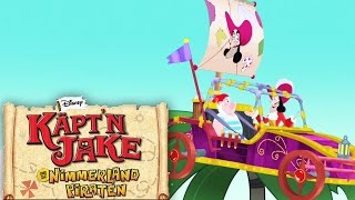 Käptn Jake und die Nimmerland Piraten  Clip Ploppende Palmen  Disney Junior [upl. by Certie]