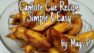 Camote Que Simple and Easy Recipe Lutong Pinoy magsprecipes [upl. by Ragan]