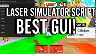 LASER CLICKER SIMULATOR SCRIPT  BEST OP [upl. by Lanni409]