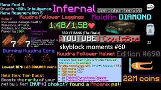 YOUTUBE RANK FOR THE THIRD TIME The Finale hypixel skyblock moments 60 [upl. by Staten361]