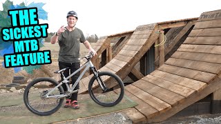 RIDING THE SICKEST MTB FEATURE THAT EVERY BIKE PARK NEEDS [upl. by Naples630]