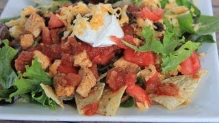 Chicken Taco Salad  Easy Dinner Idea [upl. by Trefler865]