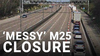 M25 Closure ‘Messy situation’ after ‘pressure’ from Euros finals [upl. by Ennaear]