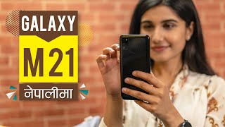 Samsung Galaxy M21 Review नेपालीमा [upl. by Selrac]