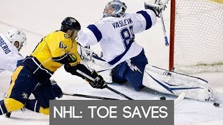 NHL Toe saves [upl. by Irrol35]