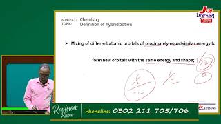 Shs  Revision Show  Chemistry  Hybridization [upl. by Millwater]