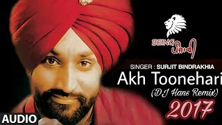 Akh Toonehari  Surjit Bindrakhia Remix  DJ Hans  Bindrakhia Punjabi Songs  New Punjabi Remix [upl. by Docilu]