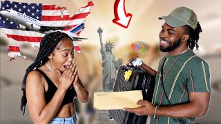 Surprising My Girlfriend With A TRIP TO NEW YORK Our ANNIVERSARY🥰 [upl. by Nahraf163]