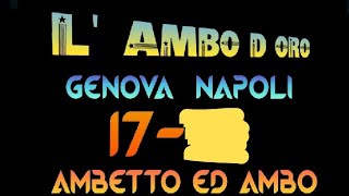 OGGI AMBO D ORO  LA CINQUINA SENSAZIONALEINFO 3714942134 [upl. by Shull]