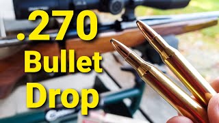 270 Win Bullet Drop  Demonstrated and Explained [upl. by Zalucki110]