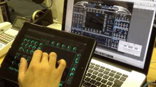 TouchOSCとiPadでBLADEのXYパッドをグリグリする [upl. by Eigriv452]