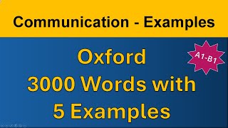 Communication  Examples [upl. by Ecilef]