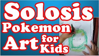 How to Draw Solosis Pokemon  Art for Kids [upl. by Abdu]