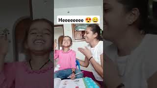 Heeeeeeee 😍😀🤪 2024 comedy funny cutebaby shreeja gj4 utubeshorts bhavnagar virelshorts [upl. by Sorrows]