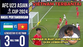 Vietnam Di buat Kucing kucingan Hasil Akhir Vietnam u23 vs Uzbekistan u23 piala asia u23 [upl. by Anirbaz635]