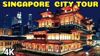 A Night time Journey Through Singapores Iconic Landmarks  Exploring Singapore Beauty After Sunset [upl. by Wakefield648]