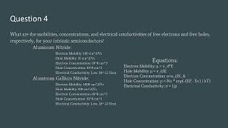 quotExploring Semiconductor Properties Bandgaps Doping and Applications in LEDs amp Solar Cellsquot [upl. by Nnylatsirk]