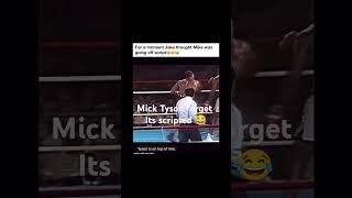 Mick Tyson forget its scripted 😂 [upl. by Ettegroeg]