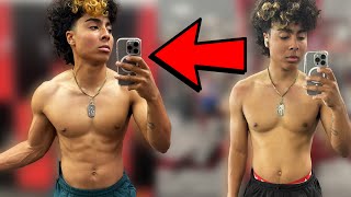 1 Month Transformation Gym Vlog  QampA [upl. by Llegna]