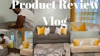 VLOG  REVIEW OF MAMMA MIA COVERS  FOR SOFALOVESEAT SLIPCOVER [upl. by Haseefan922]