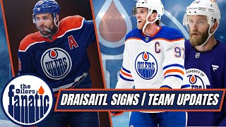 Edmonton Oilers News  Draisaitl SIGNS  PTO’s amp Trades  Team Update [upl. by Tanhya]