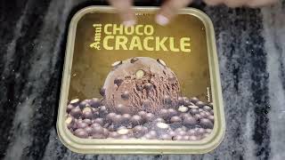 Amul Choco Crackle Icecream  Amul Icecream  Amul Chocolate Icecream [upl. by Esmerolda]