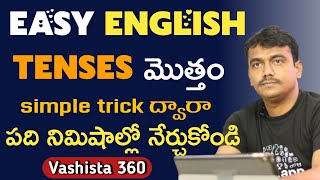 How to learn tenses in telugu  Tenses in telugu  learn english through telugu  vashista360 [upl. by Lorrimer]