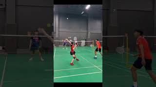 Not giving the opponent a chance to counterattack badminton [upl. by Annas707]