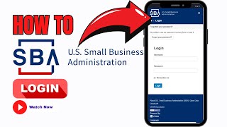 SBAgov Login⏬👇 How to SBA account login [upl. by Luahs]