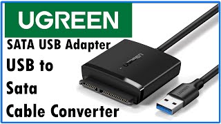 UGREEN USB 30 to SATA III Hard Drive Adapter Review  UGREEN SATA USB Adapter [upl. by Marlon463]