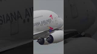 Asiana Airlines  A380841  HL7635  인천공항 이륙 shorts [upl. by Vins]