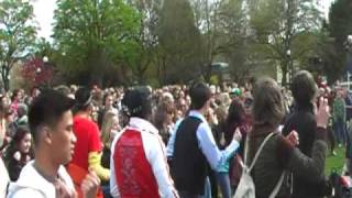 Glee Flash Mob Seattle  Final Rehearsal at Cal Anderson Park 1 [upl. by Ermengarde309]