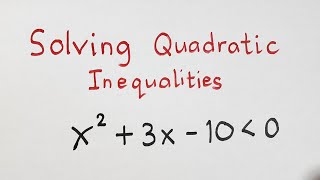 Solving Quadratic Inequalities The Easy Way Grade 9 Math by Teacher Gon [upl. by Jacquenette]