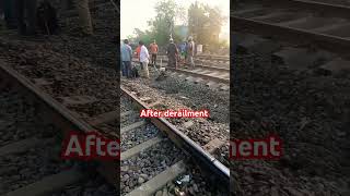 After derailment at my railway station daerailment pointsman railwaylifewithbanarasibabu [upl. by Nlocnil]