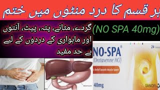 NO SPA 40mg tablet uses in urdu amp hindi drotaverine HCL uses NOSPA tablets side effects benefits [upl. by Hube]