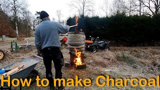 How to make Charcoal from aspen wood [upl. by Gareth]