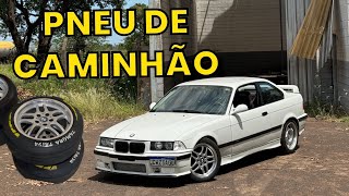 BMW E36 TURBO COM PNEU INFINITO [upl. by Sackey]