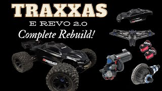 Traxxas E Revo 20 Complete Rebuild [upl. by Orhtej]