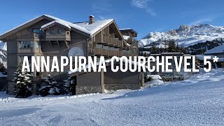 Annapurna 5 Courchevel France hotel review 2022 [upl. by Rehpotsirhc]