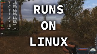 STALKER Clear Sky Runs on Linux Modded Native [upl. by Anahtor865]