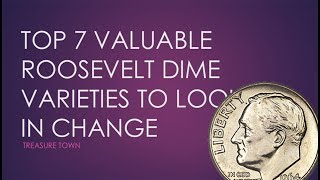 Top 7 Valuable Roosevelt Dime Errors in Pocket Change 350000 [upl. by Liban8]