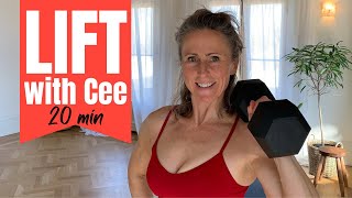 FULL BODY strength workout with dumbbells 20 minutes FB33 [upl. by Ocicnarf729]