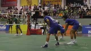 2014 Takraw Thailand League  Ratchaburi vs UbonRatchatani Round 15 Highlights [upl. by Robbyn]