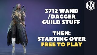 3712 WandDagger  Guild stuff then F2P alt character starting over [upl. by Flavius903]