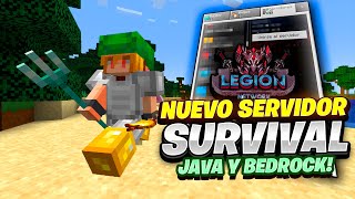 ✅NUEVO SERVIDOR SURVIVAL para Minecraft PE 120 😨 Servidores de Minecraft Bedrock 120 [upl. by Eetnom]